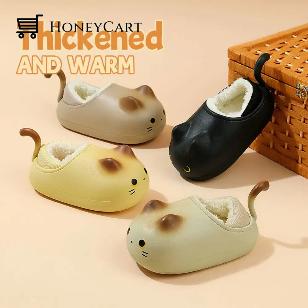 Home Winter Furry Slippers Beauty& Health