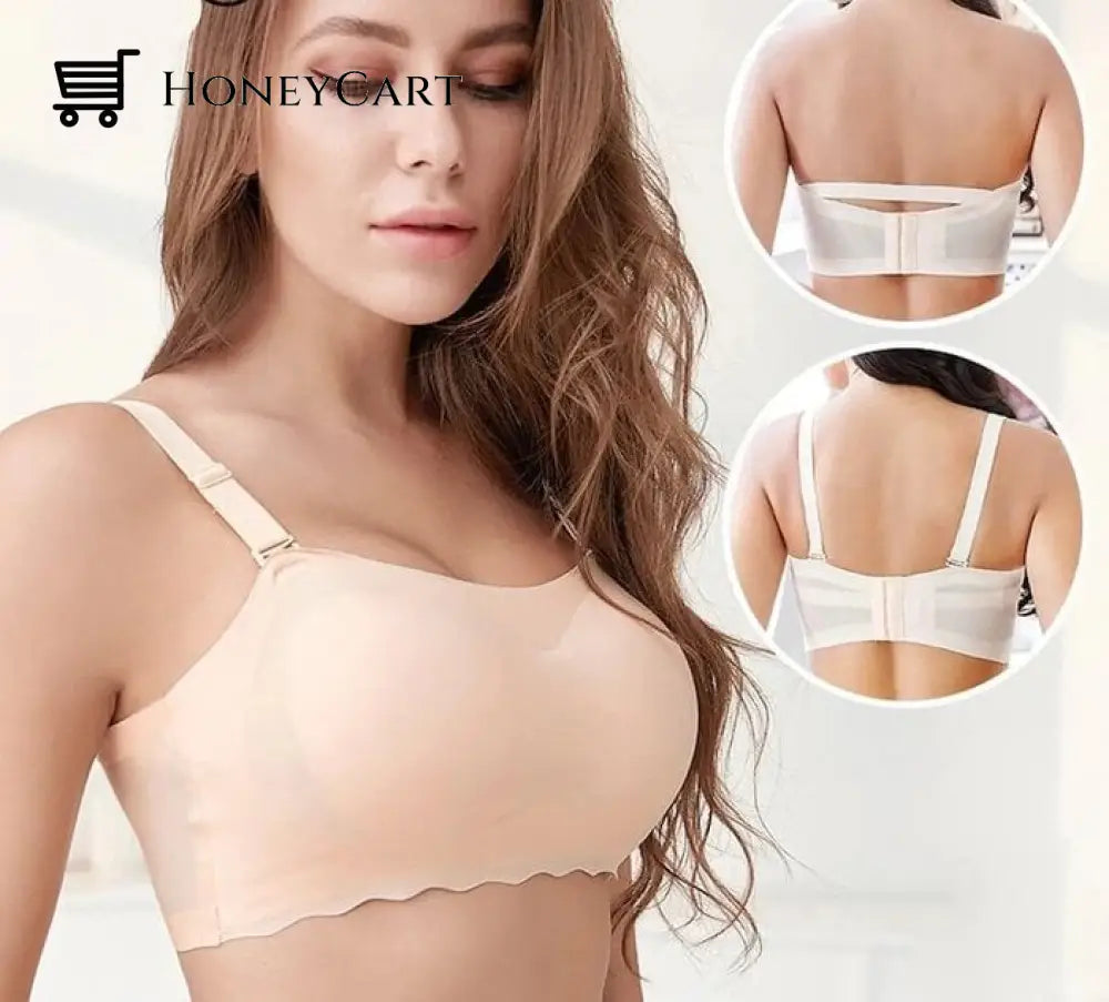Hot Sale 49% Off Ice Silk Non-Slip Tube Top Strap Bra