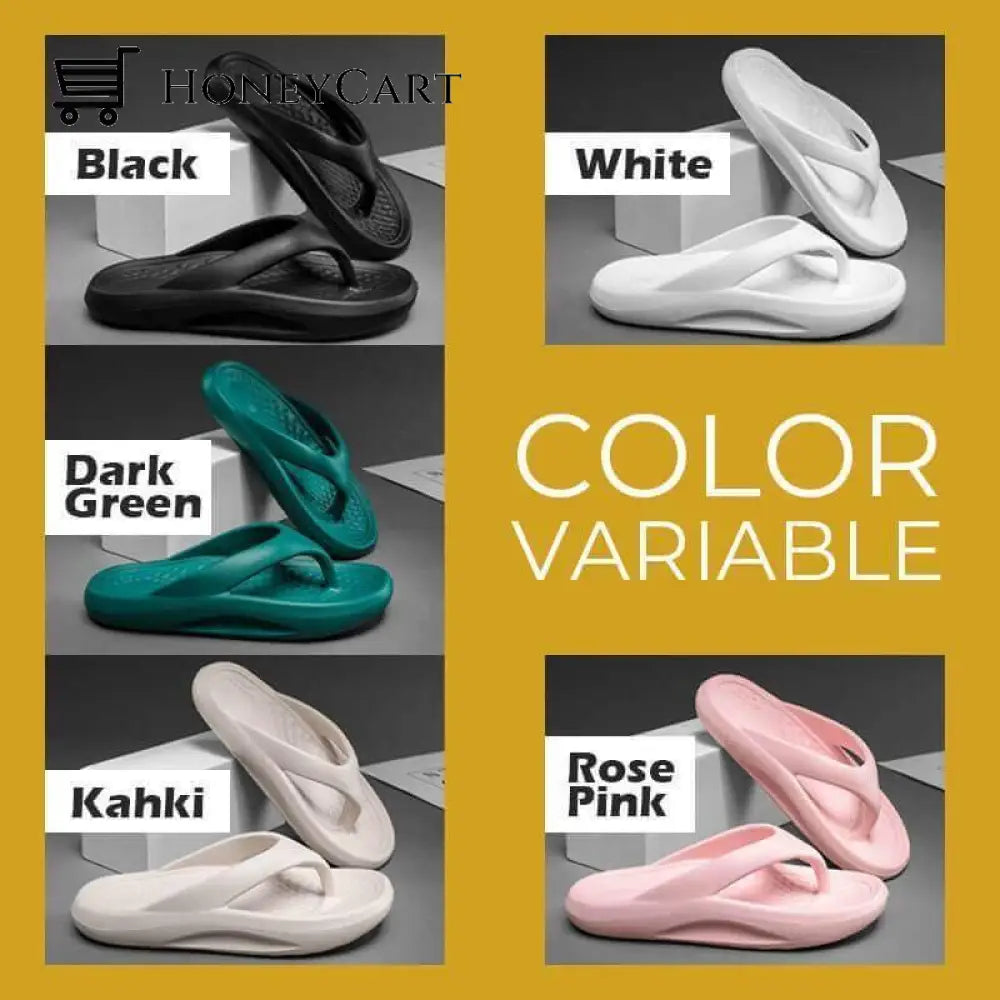 Hot Sale Anti-Slip Wear-Resistant Flip Flops White / Woman 4.5-6