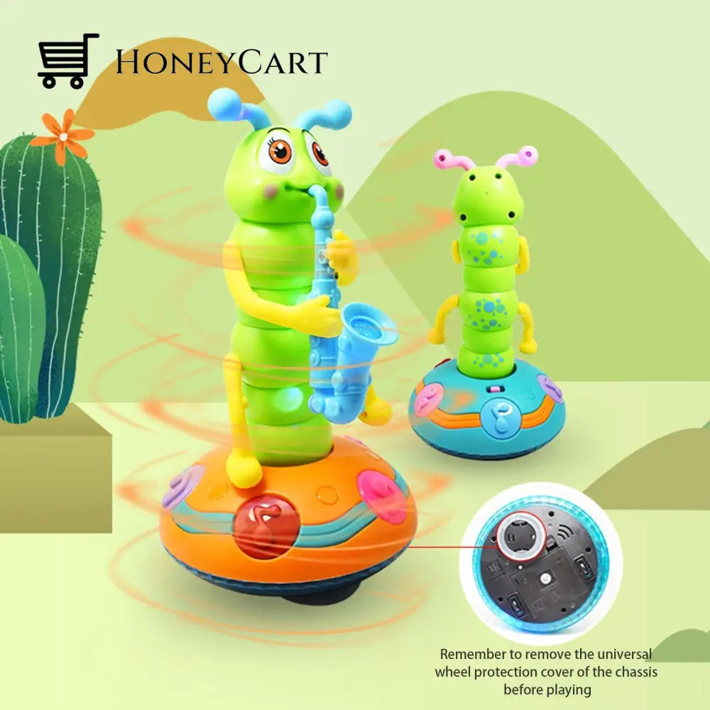 Hot Sale Dancing Saxophone Caterpillar Kids & Gift Toys