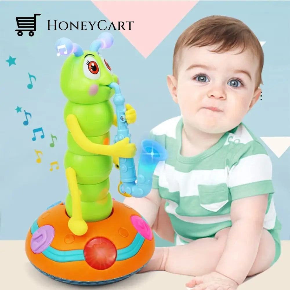 Hot Sale Dancing Saxophone Caterpillar Kids & Gift Toys