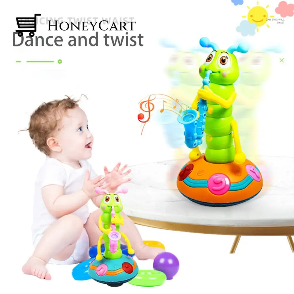 Hot Sale Dancing Saxophone Caterpillar Kids & Gift Toys