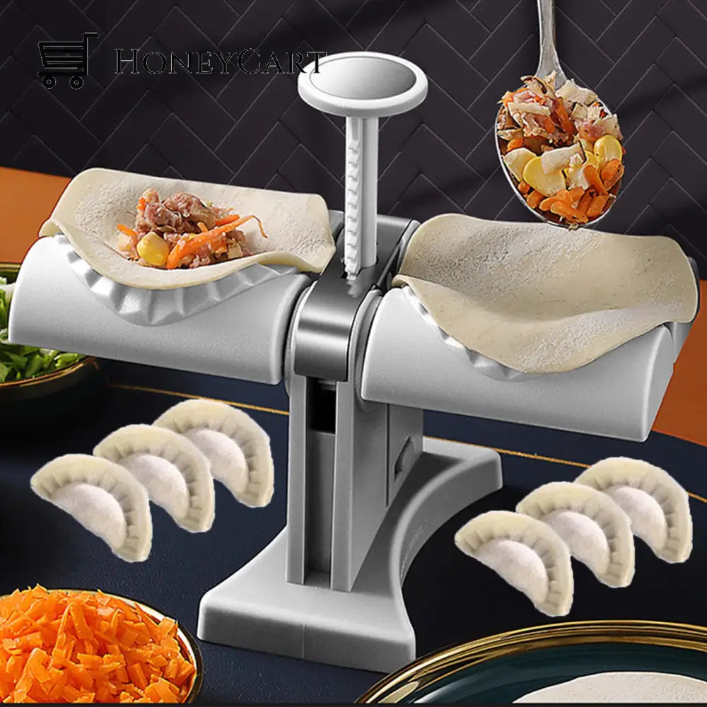 Household Double Head Automatic Dumpling Maker Mould