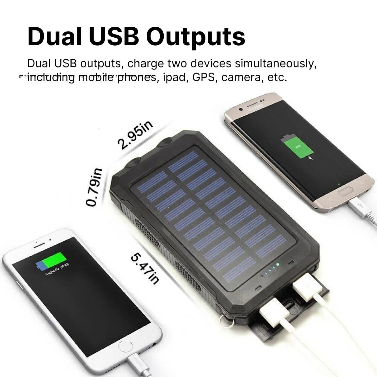 Solar Charger Waterproof Power Bank