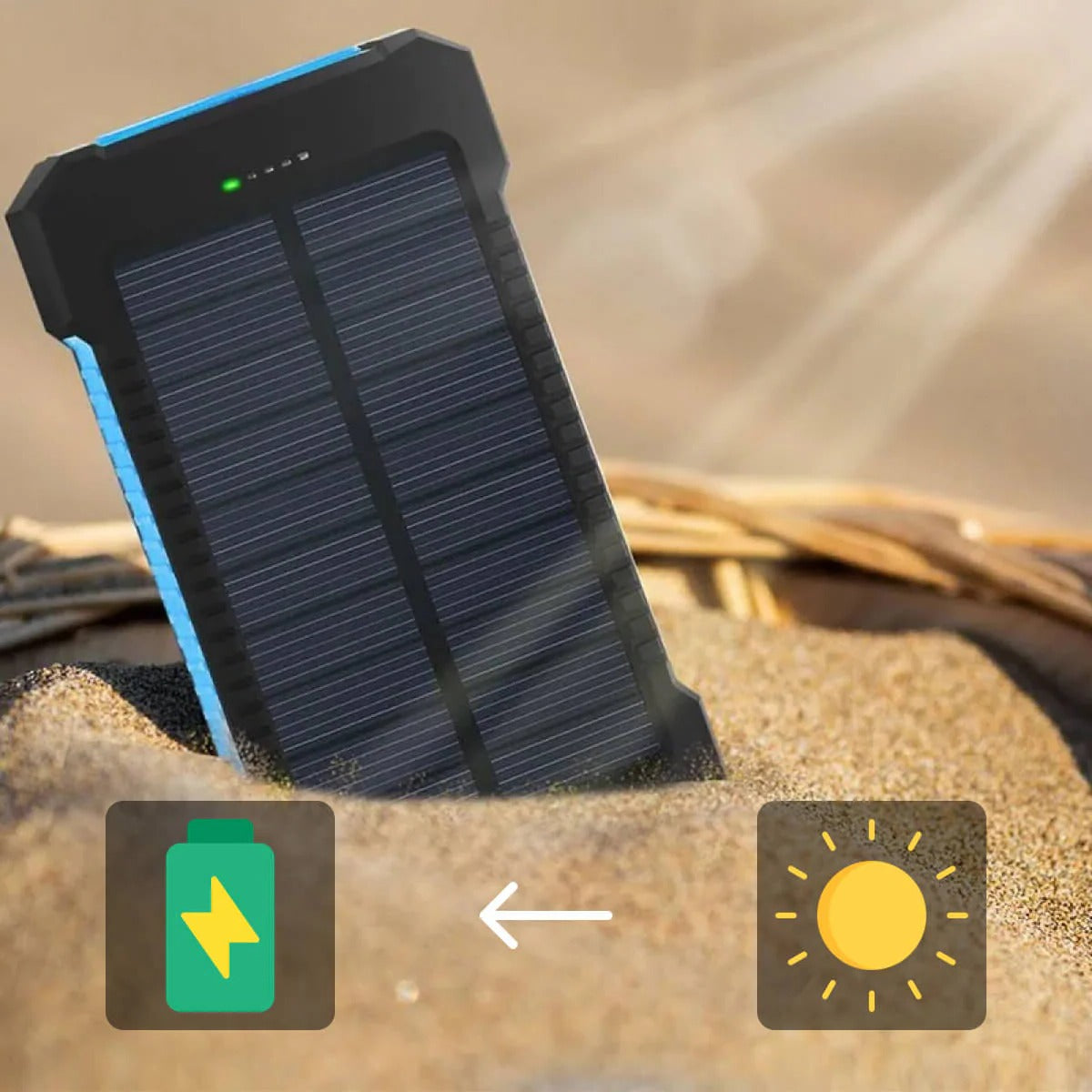 Solar Charger Waterproof Power Bank