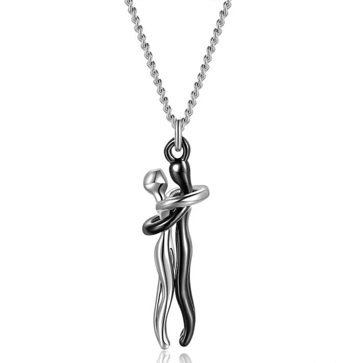 🤗💞Couple Embrace Pendant Necklace