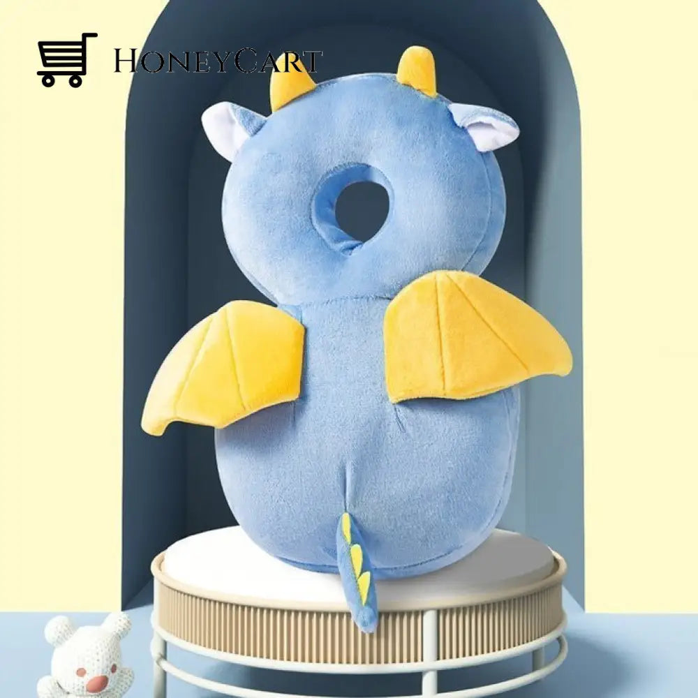 Infant Fall Protection Pillow Blue Dragon