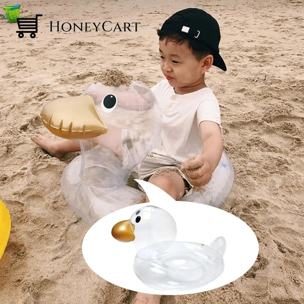 Inflatable Swimming Ring Duck Float Child Aids