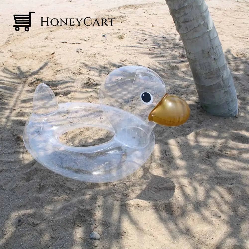 Inflatable Swimming Ring Duck Float Child Aids