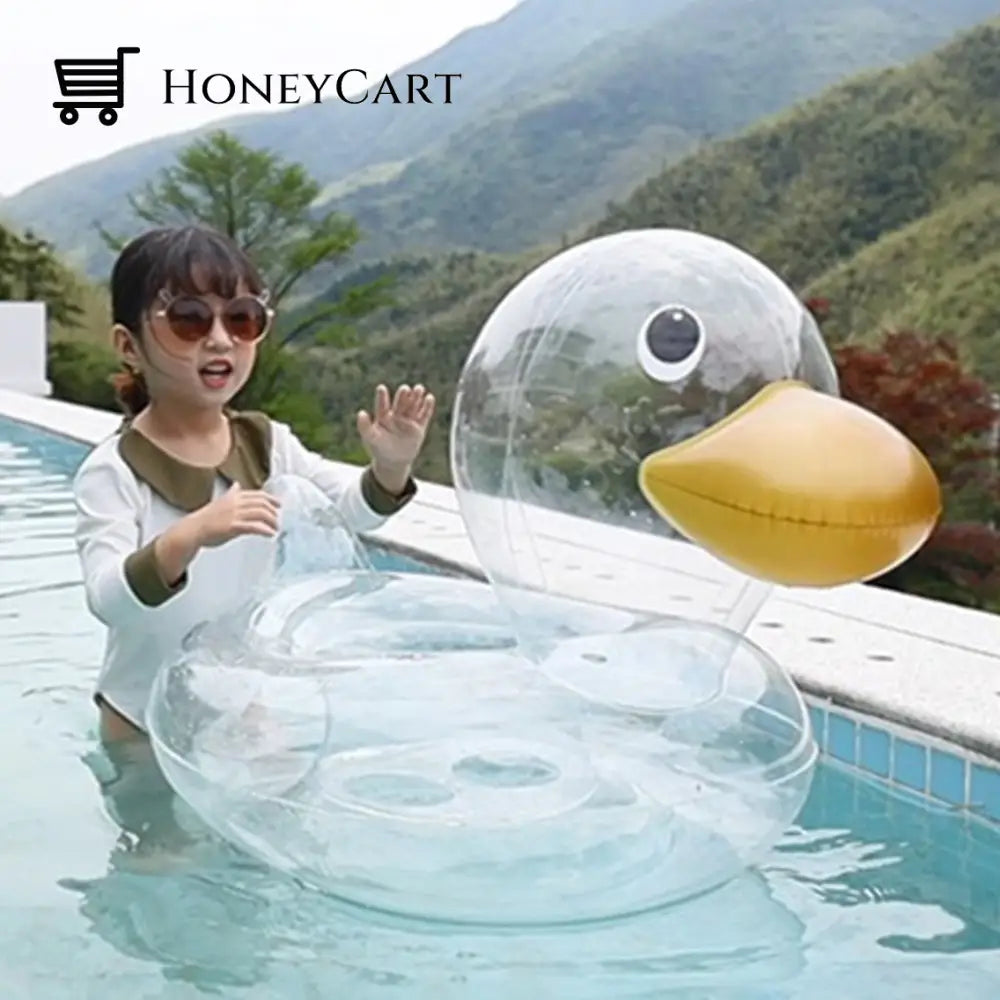 Inflatable Swimming Ring Duck Float Child Aids