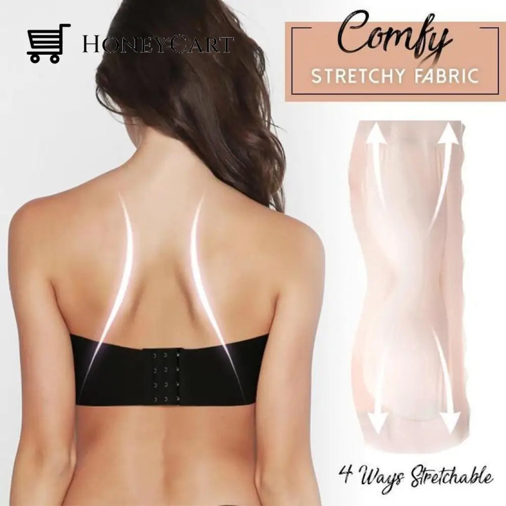 Invilift: Plus Size Sexy Strapless Invisible Push Up Bra