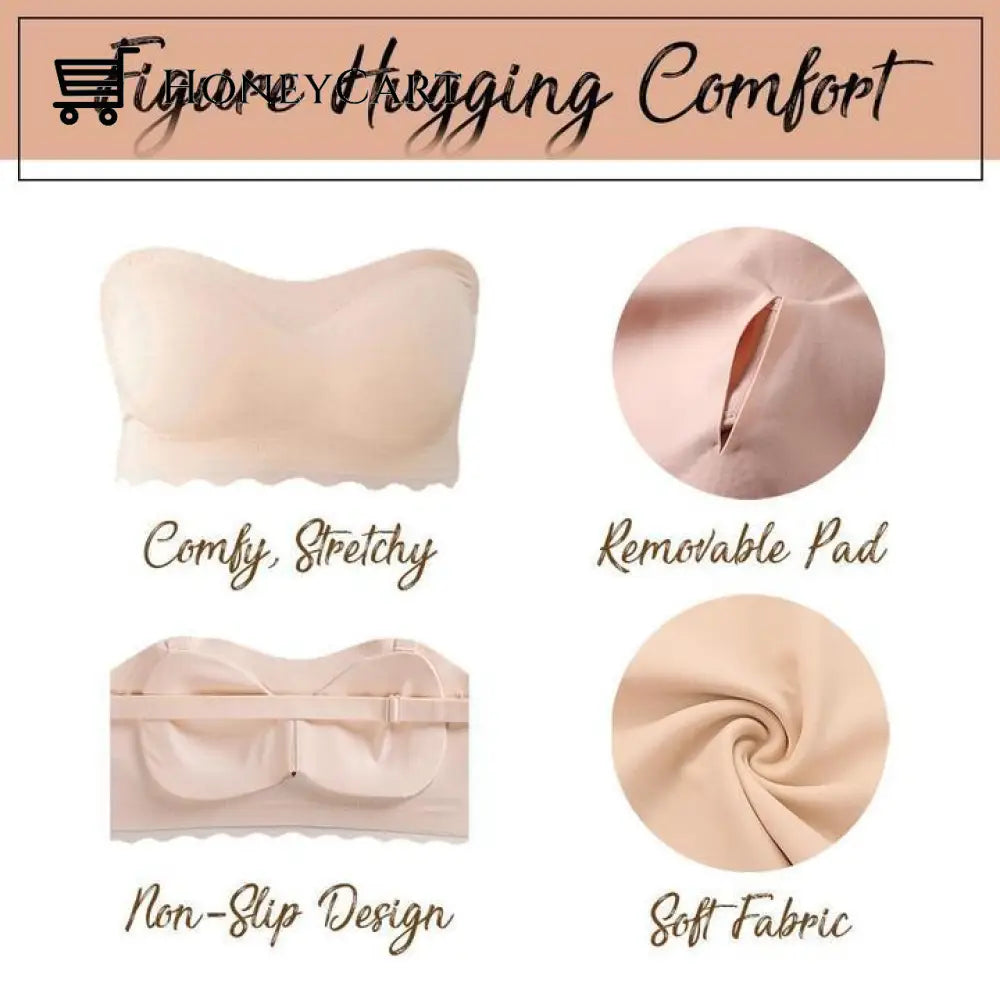 Invilift: Plus Size Sexy Strapless Invisible Push Up Bra