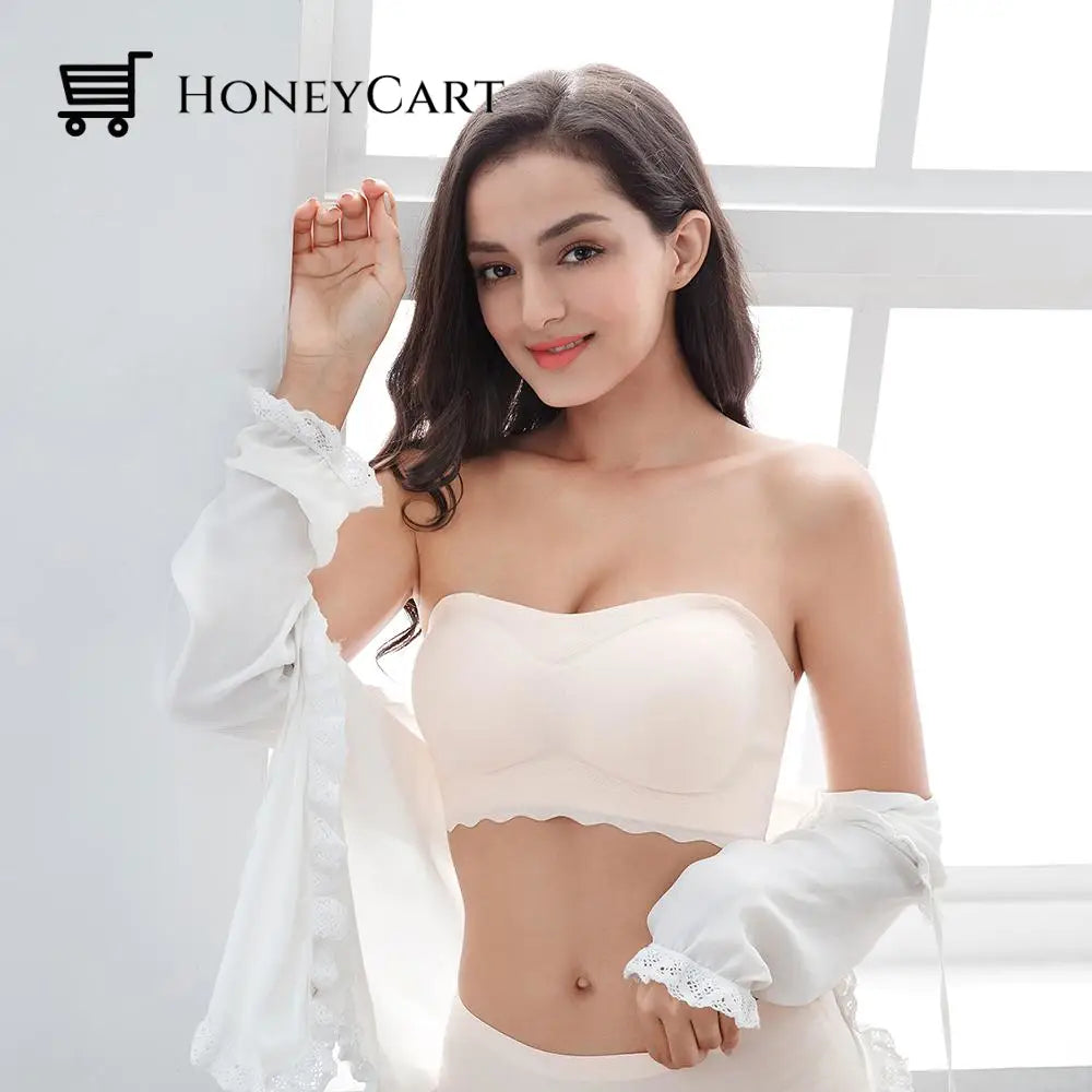 Invilift: Plus Size Sexy Strapless Invisible Push Up Bra