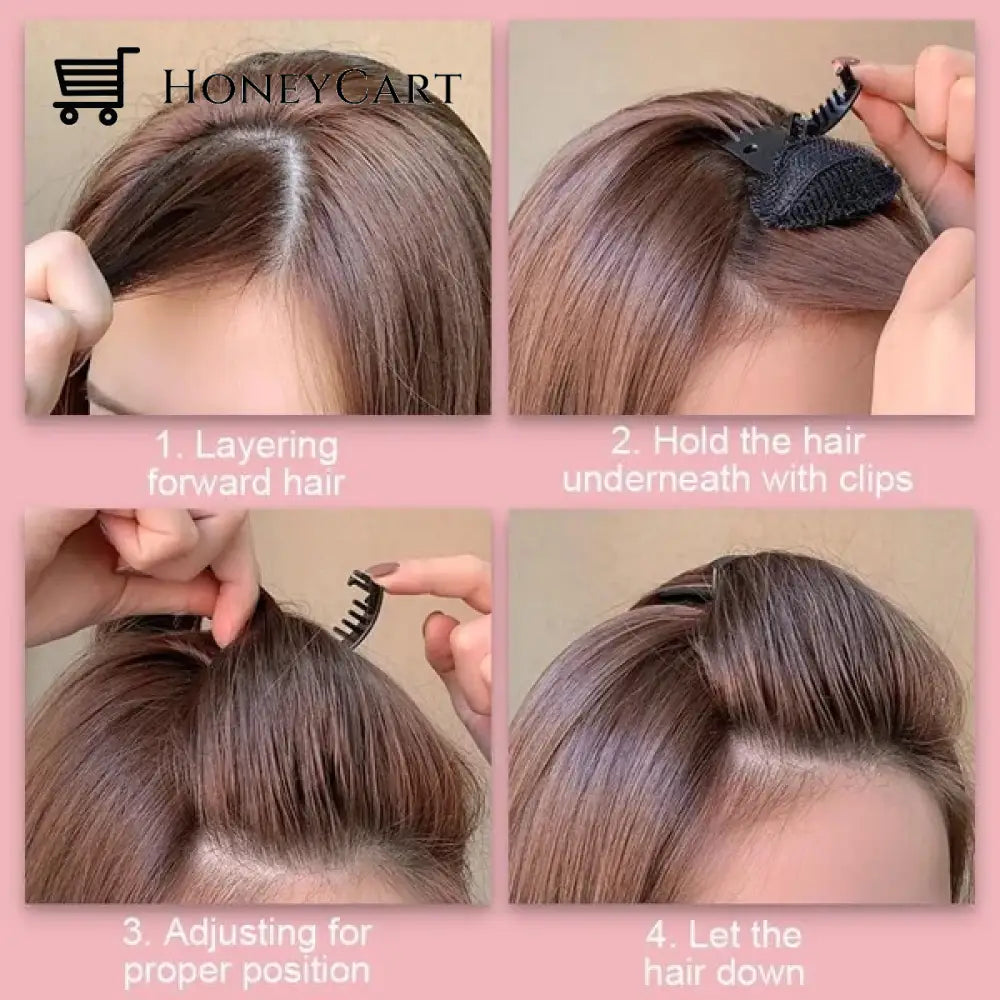 Invisible Fluffy Hair Clip Tool