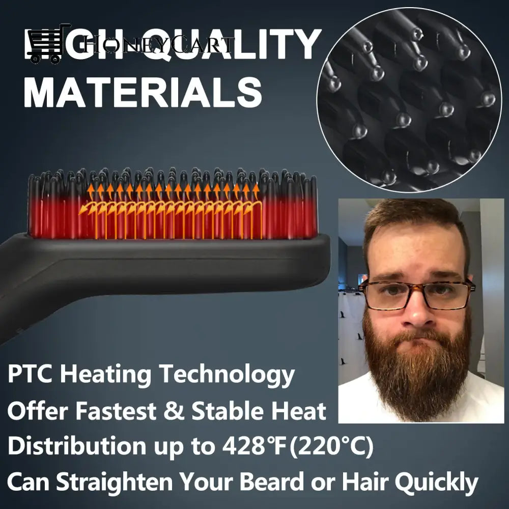 Ion 3-In-1 Mens Beard Straightener