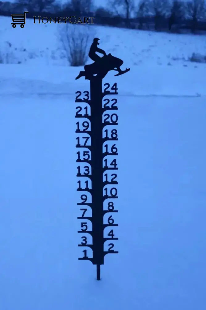 Iron Art Snow Gauge