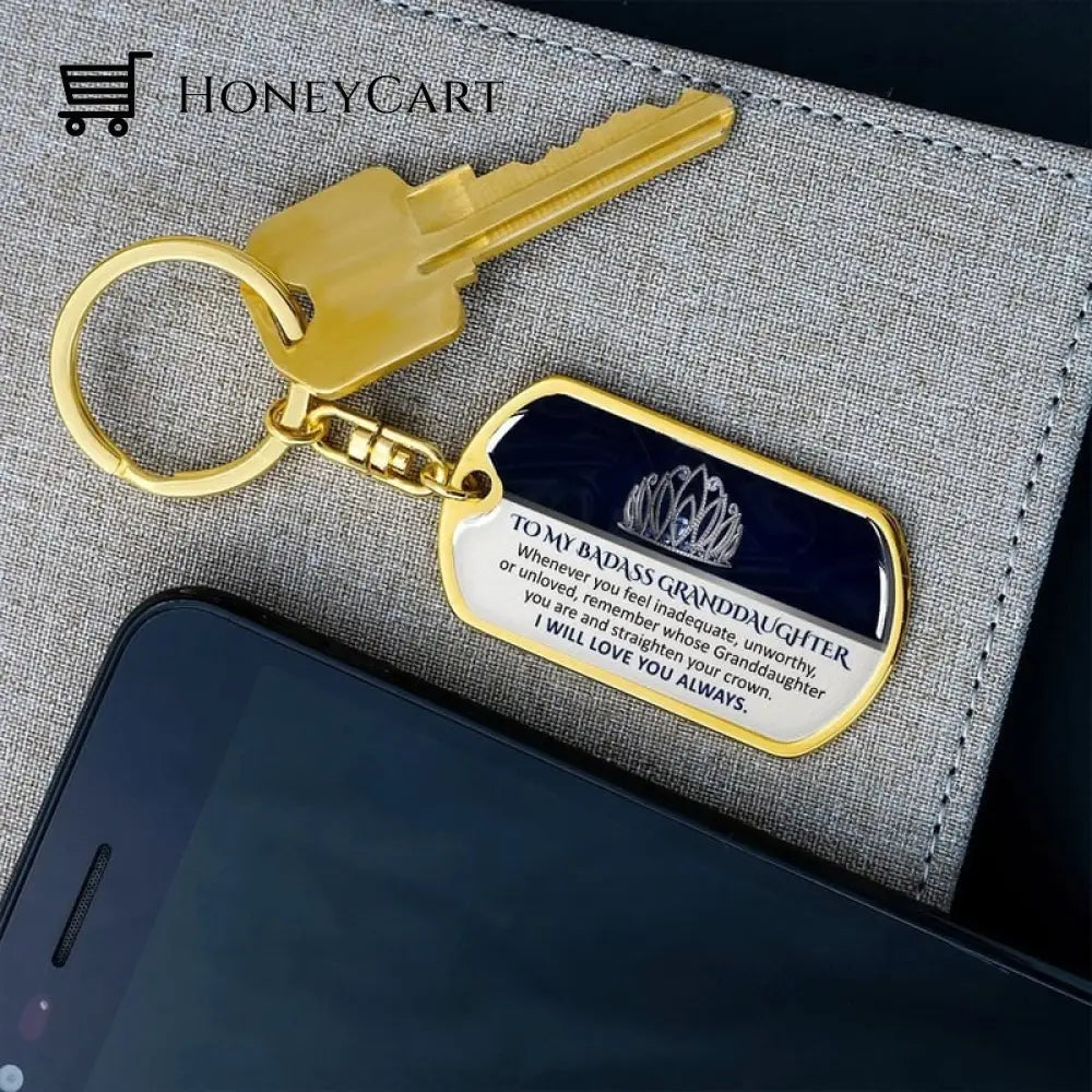 Keepsake For Granddaughter Keychain - Limited Quantities Available