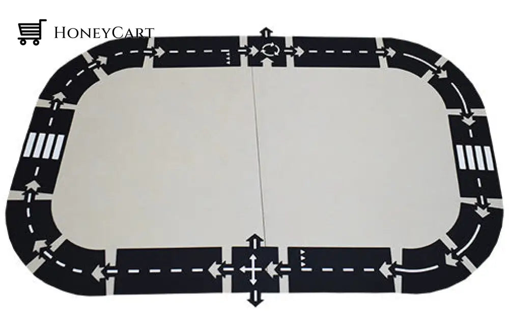 Kids Diy Traffic Roadway Track Puzzle - Children Road Building 16Pcs Small Set Toys