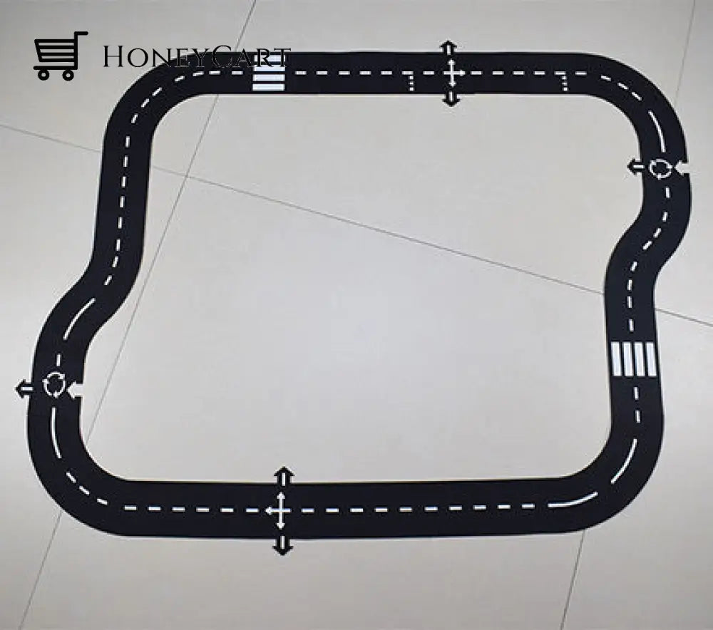 Kids Diy Traffic Roadway Track Puzzle - Children Road Building 24Pcs Basic Set Toys