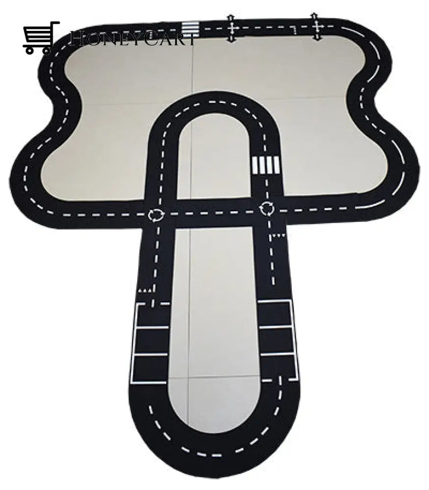 Kids Diy Traffic Roadway Track Puzzle - Children Road Building 40Pcs Pop Set Toys