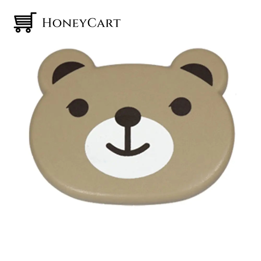 Kids Foldable Car Back Seat Table Beige Tables