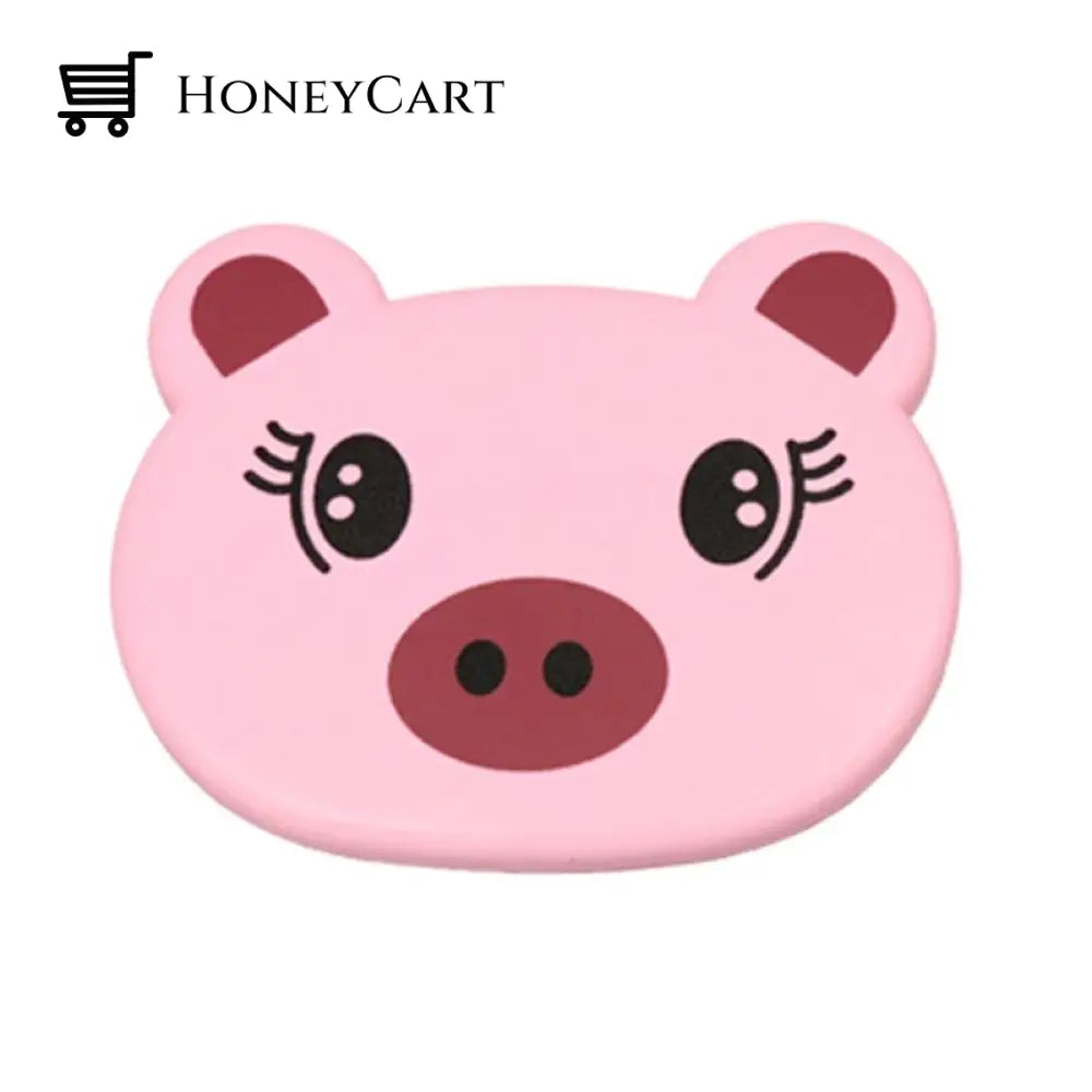 Kids Foldable Car Back Seat Table Pink Tables