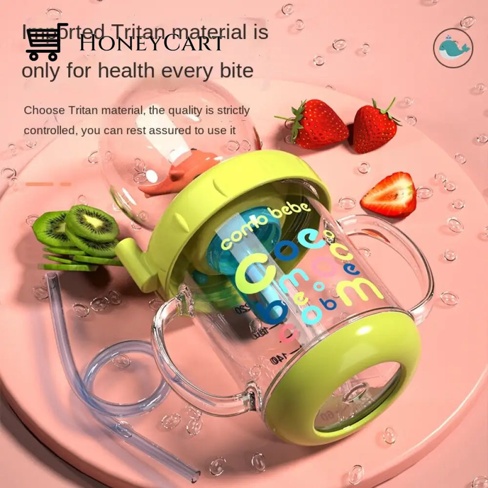 Kids Whale Water Spray Drinking Cup Bottles
