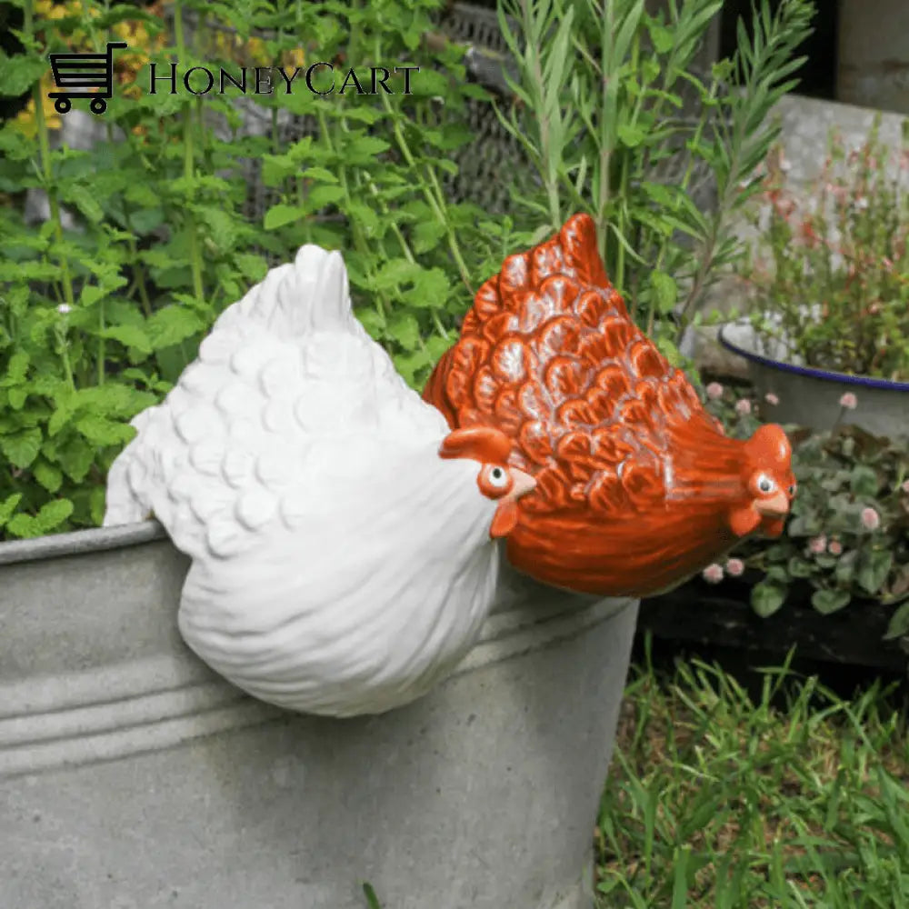 Ladder Hen Ornaments