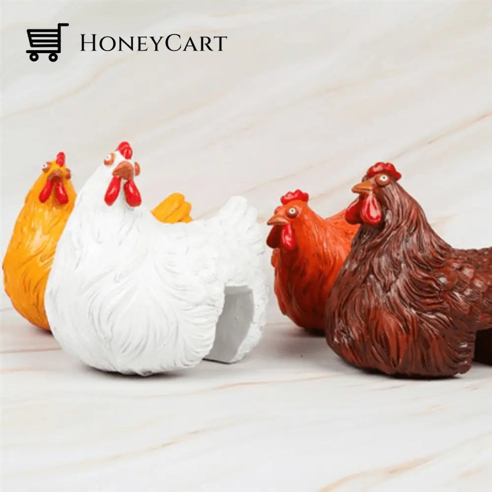 Ladder Hen Ornaments