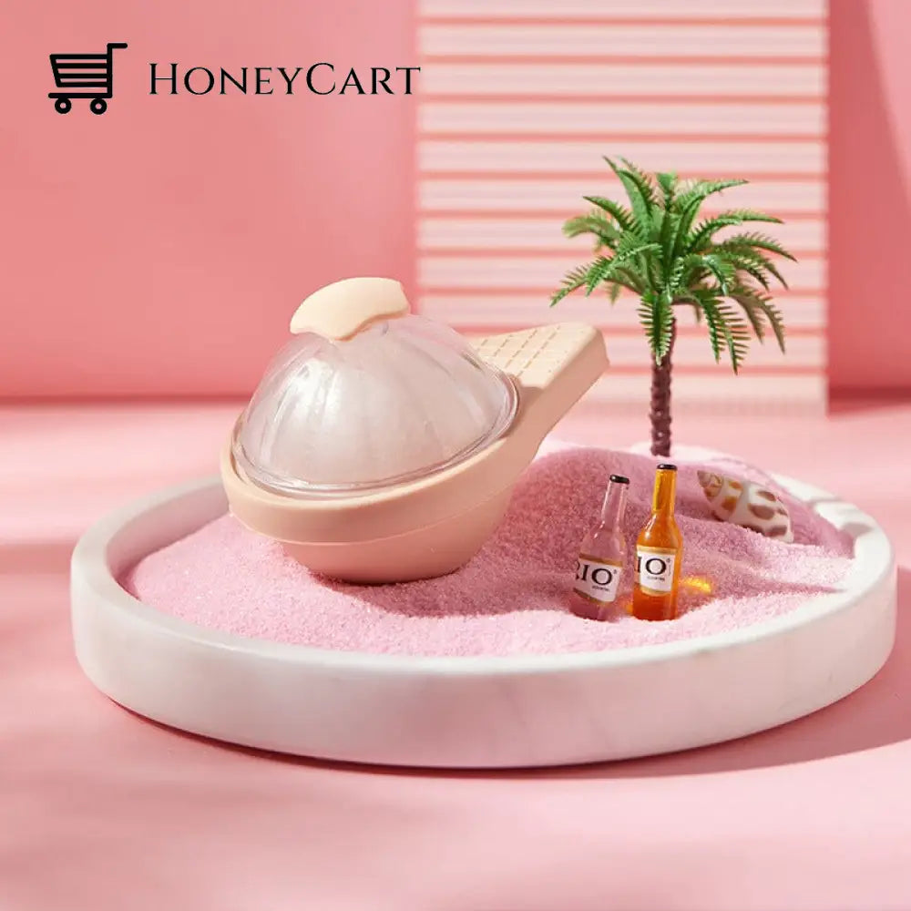 Large Ball Ice Tray Mold Single Ball-Ice Cream / Pink