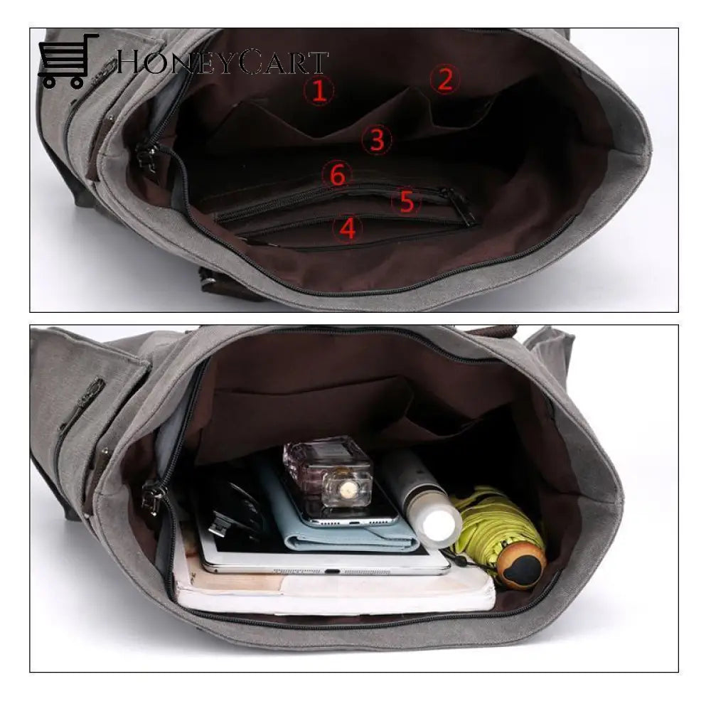 Large Capacity Canvas Handbag Shoulder Bag