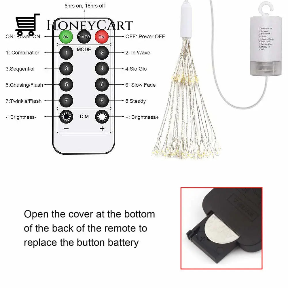 Led Copper Wire Firework Lights