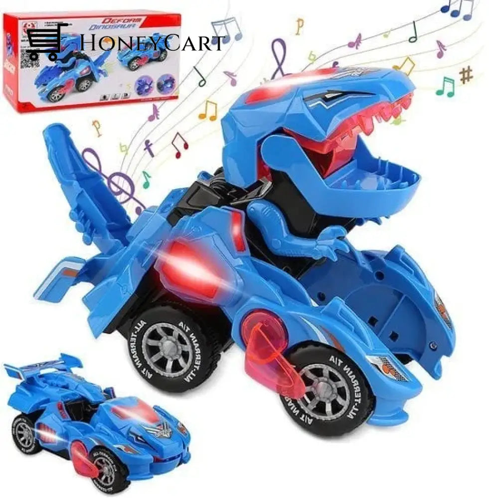 Led Dinosaur Transformation Car Toy Tool