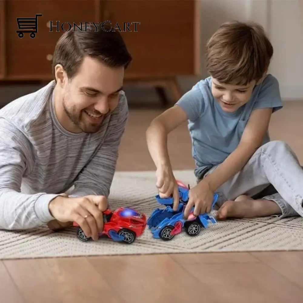 Led Dinosaur Transformation Car Toy Tool