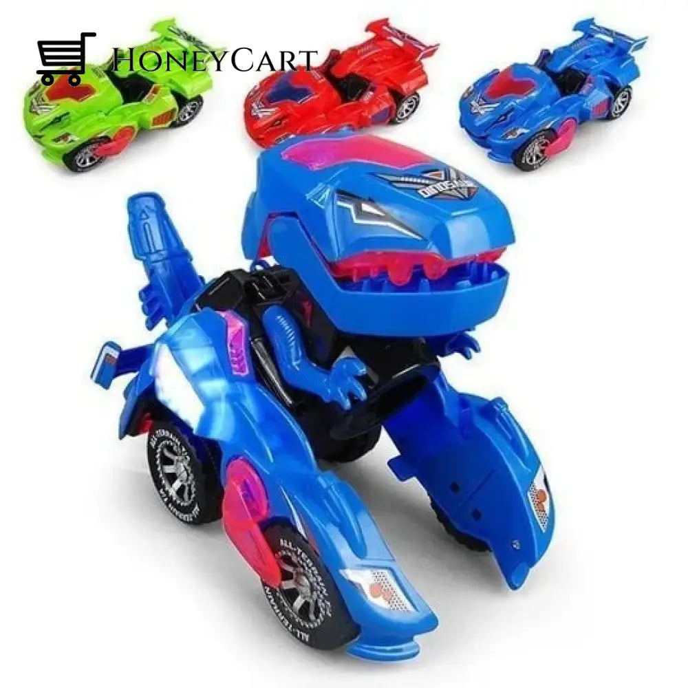 Led Dinosaur Transformation Car Toy Tool