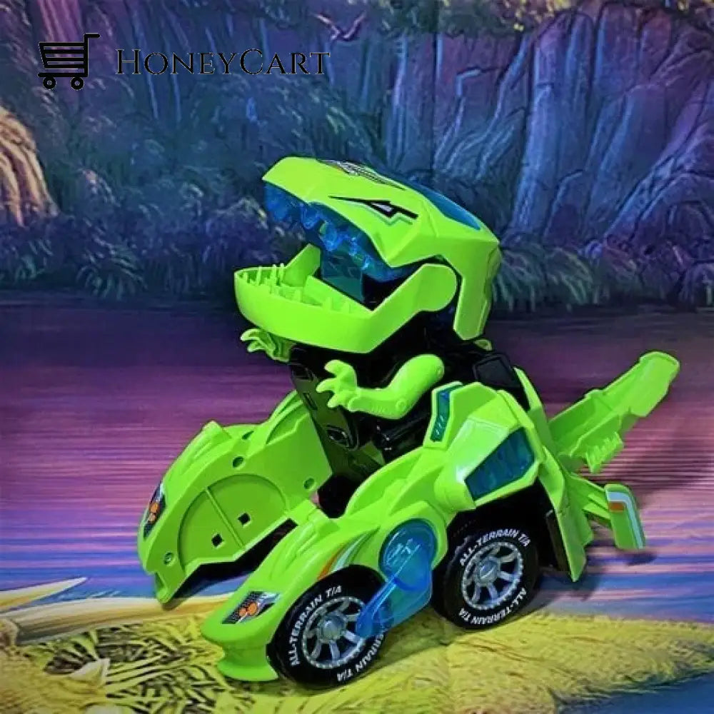 Led Dinosaur Transformation Car Toy Tool
