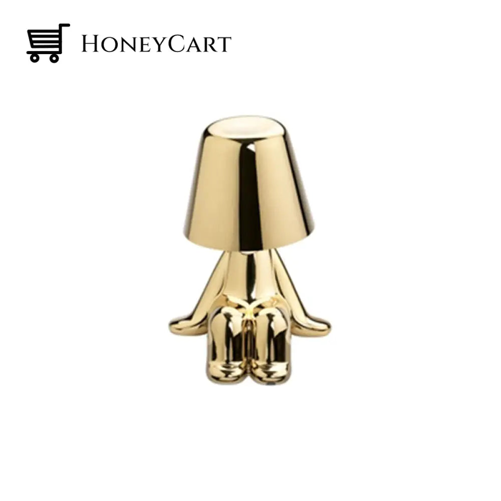 Led Little Golden Man Table Lamp Man C
