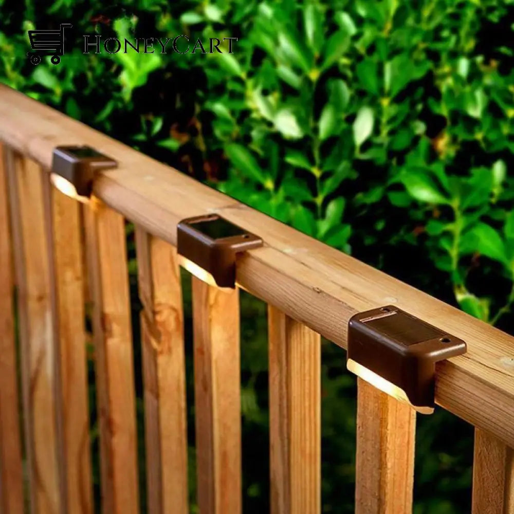 Led Solar Lamp Path Staircase Outdoor Waterproof Wall Light