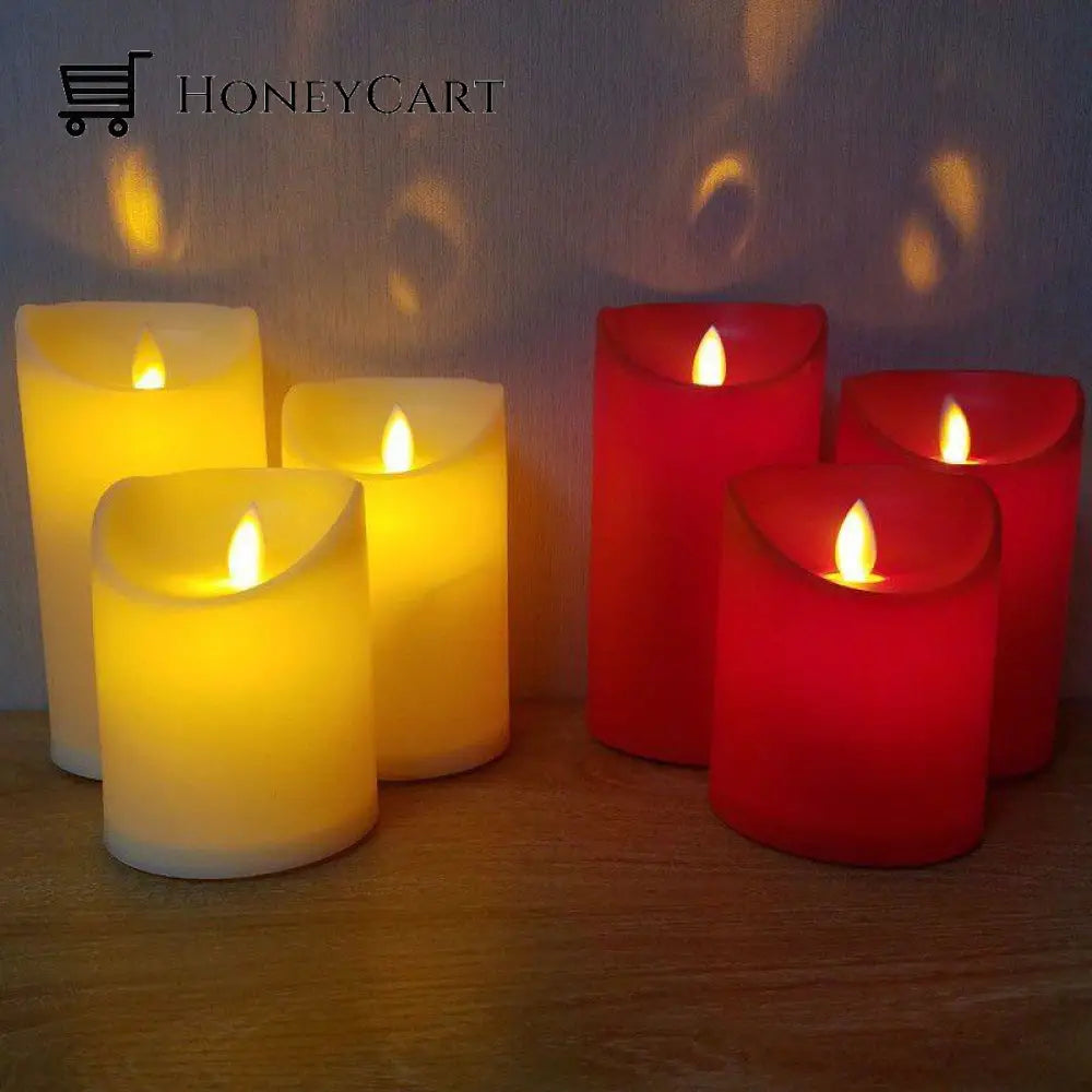 Led Swinging Electronic Candle Lamp