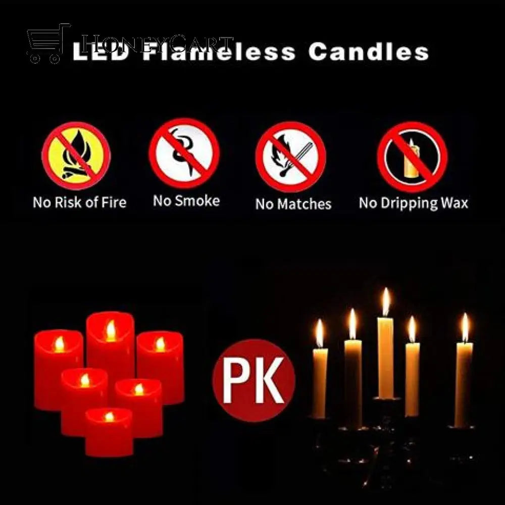 Led Swinging Electronic Candle Lamp