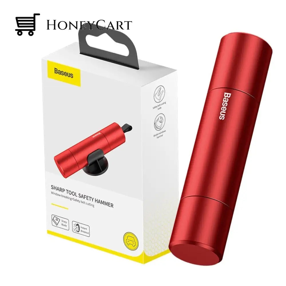 Life-Saving Emergency Car Device Red