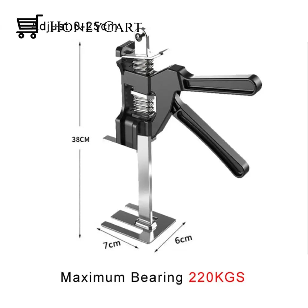 Lifup Anti Slip Elevator Tool Sets Black 38Cm Woodworking
