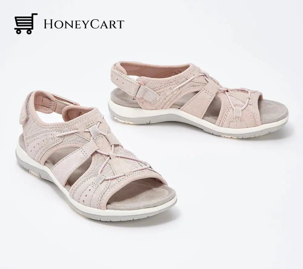 Lightweight Comfy Arch Support Orthopedic Women Sandals Pink / 35