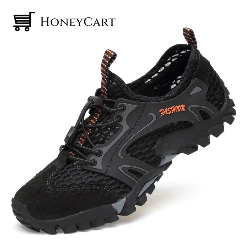 Lightweight Outdoor Waterproof Shoes Black