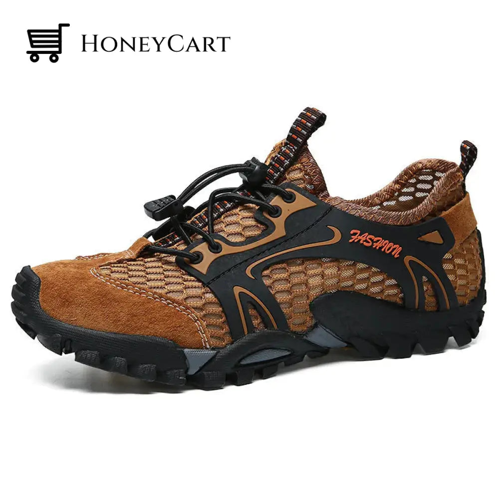 Lightweight Outdoor Waterproof Shoes Brown