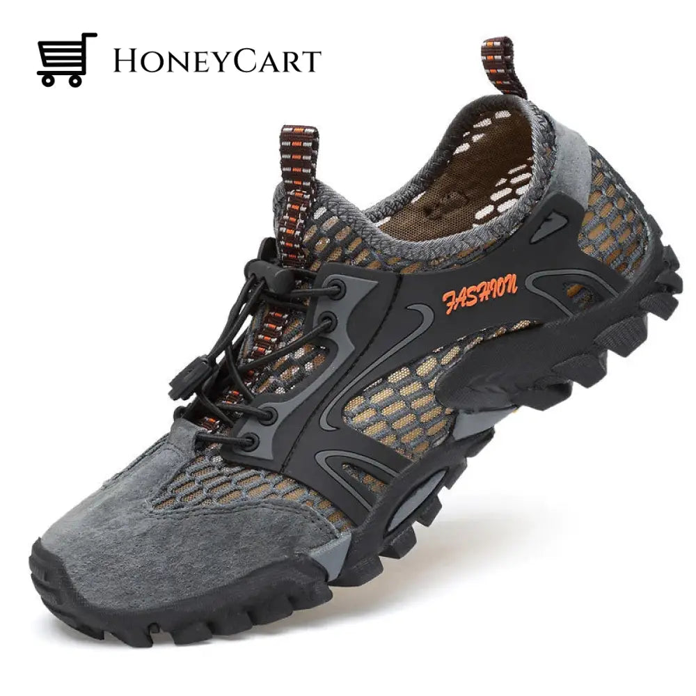 Lightweight Outdoor Waterproof Shoes Gray