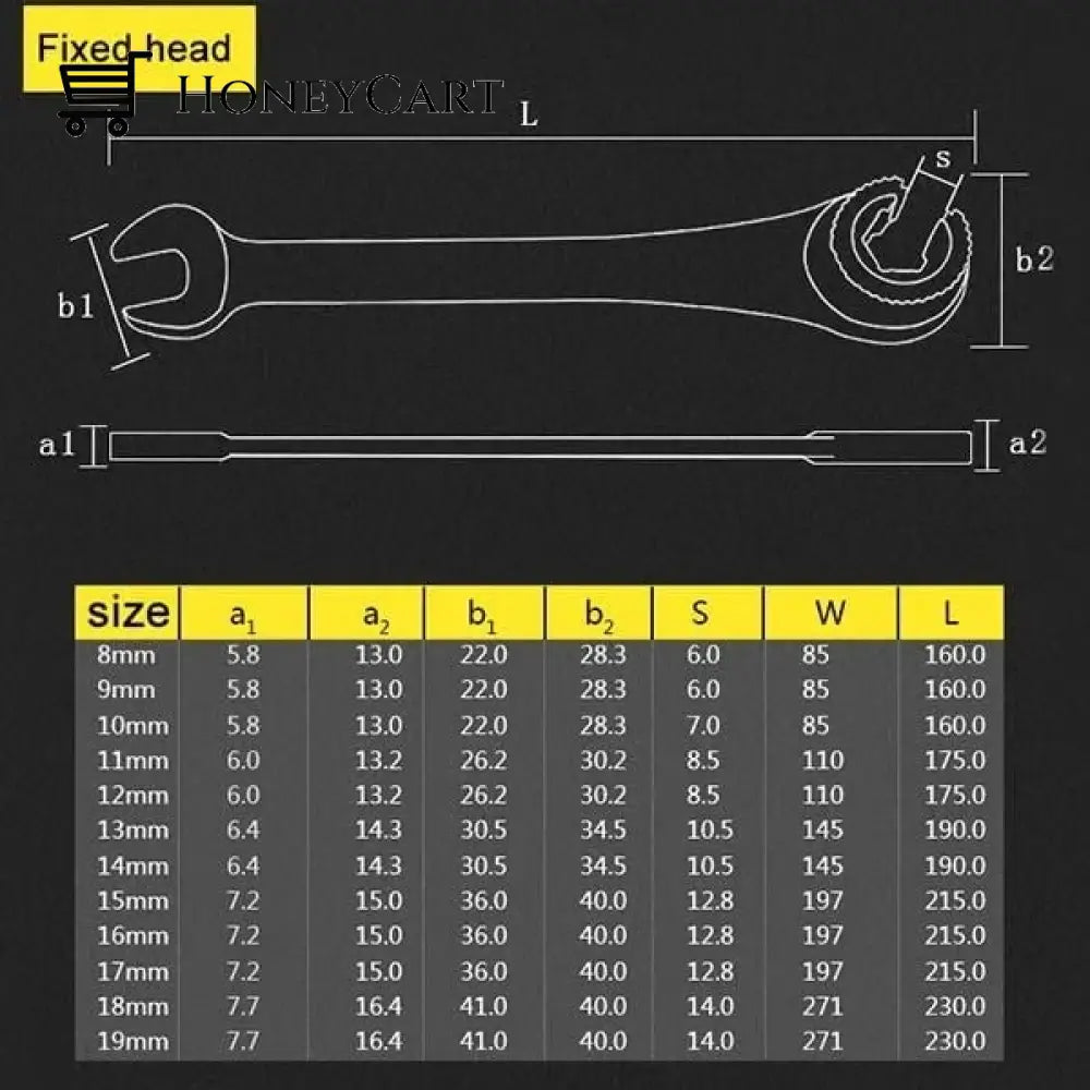 (Limited-Time Offer)Open-End Tubing Ratchet Wrench