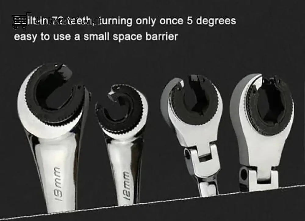 (Limited-Time Offer)Open-End Tubing Ratchet Wrench