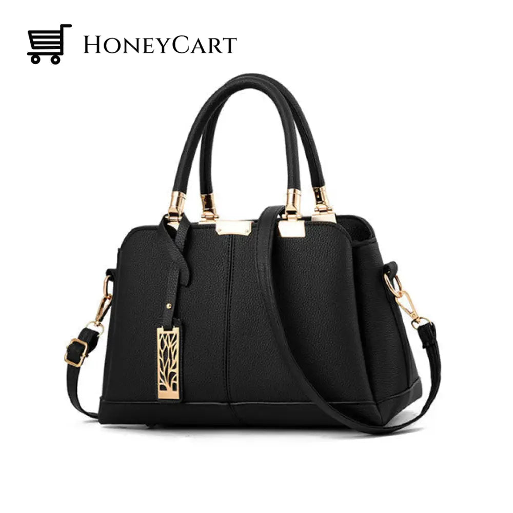Little Cozy Shop Shoulder Bag Black