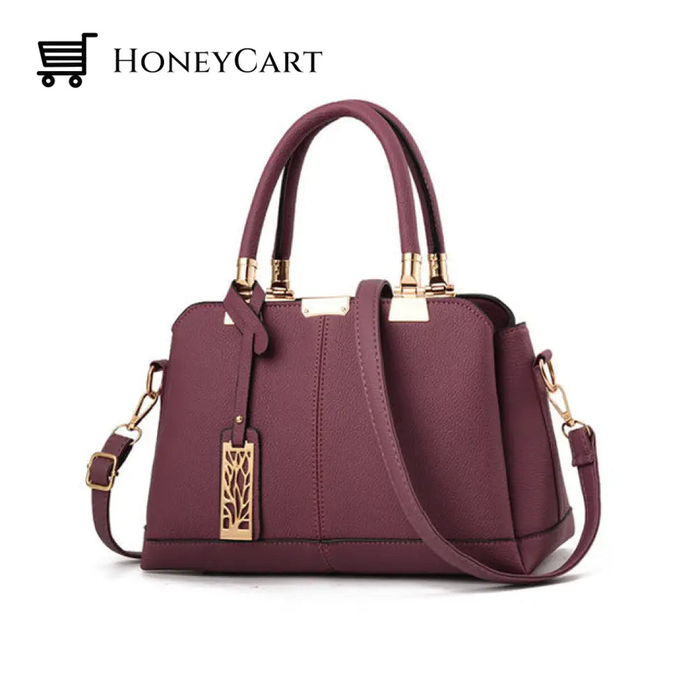 Little Cozy Shop Shoulder Bag Purple